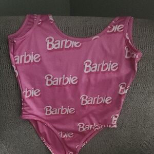 Barbie Logo Pink Bodysuit for Kids